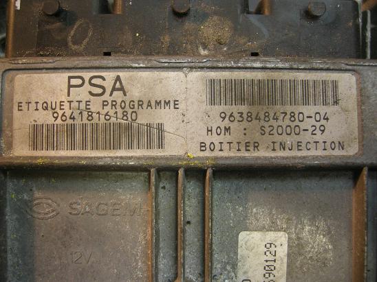 Блок управления двигателем Peugeot&Citroen 9641816180