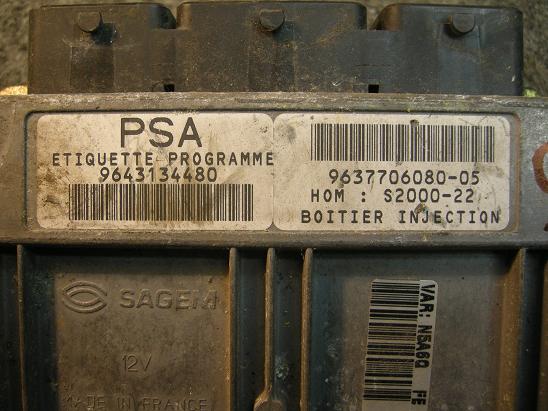 Блок управления двигателем Peugeot&Citroen 9637706080 - 05