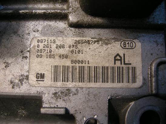 Блок управления двигателем Airbag (SRC) 0 261 206 075