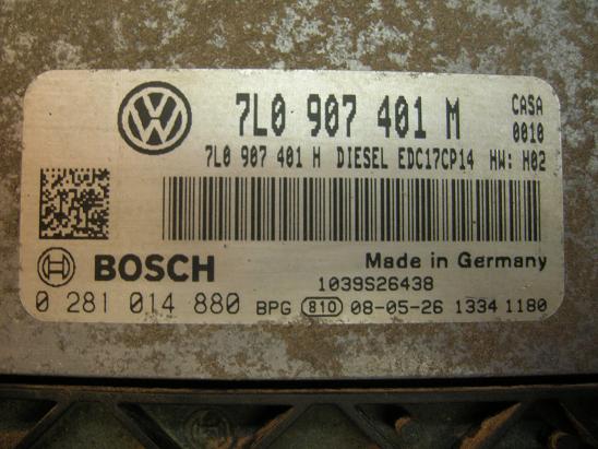Блок управления двигателем (ECU) AUDI, VW 0281014880