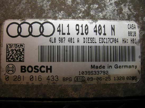 Блок управления двигателем (ECU) AUDI, VW 0281016433