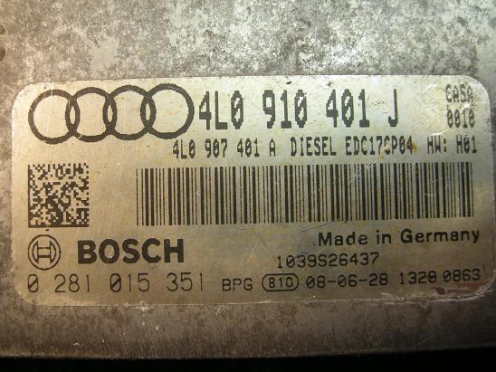 Блок управления двигателем (ECU) AUDI, VW 0281015351