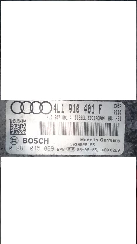 Блок управления двигателем (ECU) AUDI, VW 4L0907401A