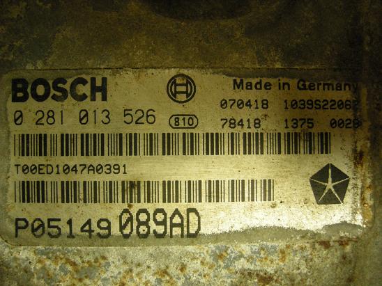 Блок управления двигателем (ECU) Mercedes 0281013526