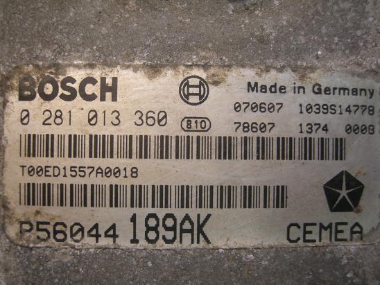 Блок управления двигателем (ECU) Mercedes 0281013360