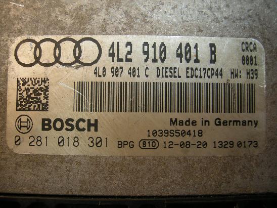 Блок управления двигателем (ECU) AUDI, VW 4L2910401B
