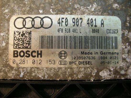 Блок управления двигателем (ECU) AUDI, VW 4F0910401L