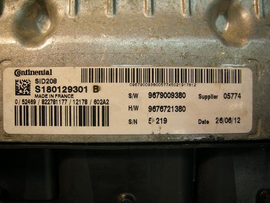 Блок управления двигателем (ECU) Peugeot&Citroen 9691520280