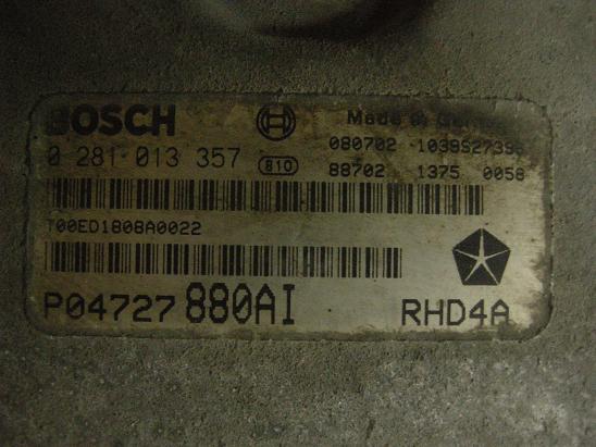 Блок управления двигателем (ECU) Mercedes 04727880AI