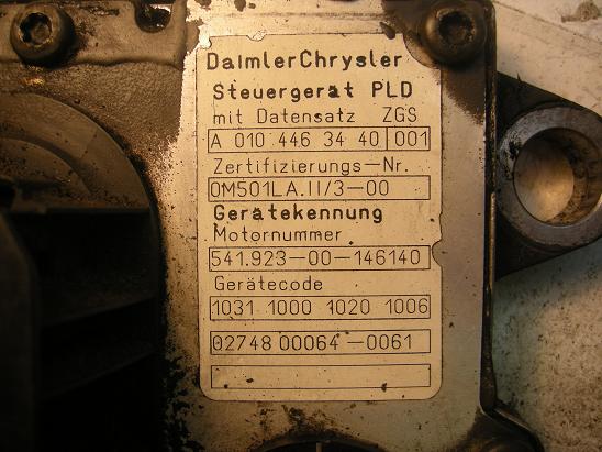 Блок управления двигателем (ECU) Mercedes 0104463440
