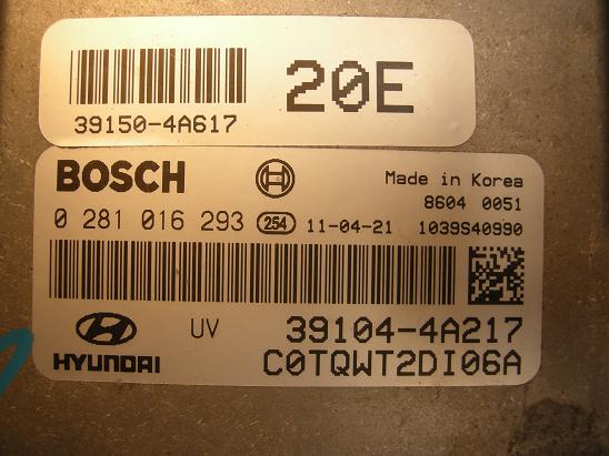Блок управления двигателем (ECU) Разное 39150 - 4A617