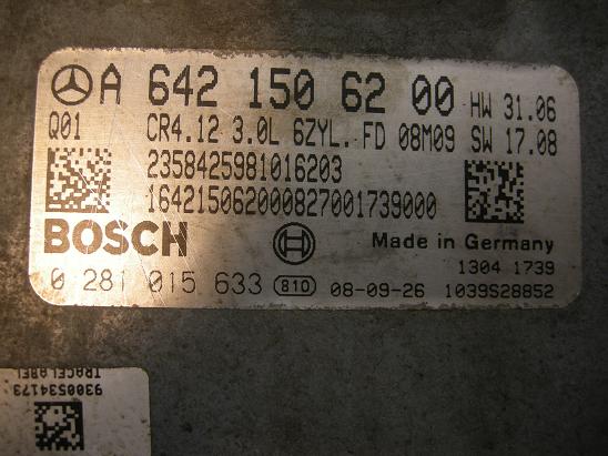 Блок управления двигателем (ECU)Mercedes 6421506200