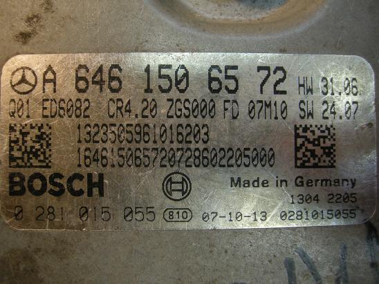 Блок управления двигателем (ECU)Mercedes 6461536572