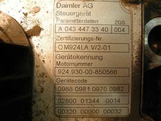 Блок управления двигателем (ECU)Mercedes 0484474140