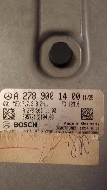 Блок управления двигателем Mercedes 2789001400