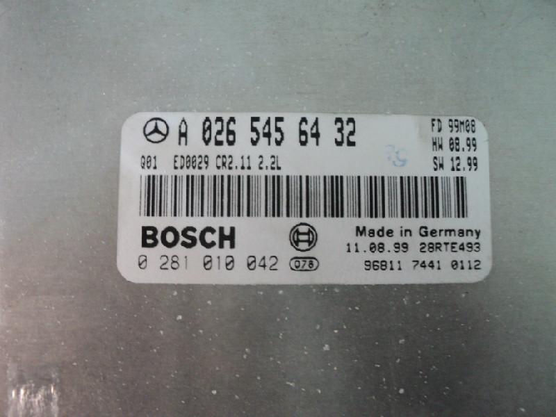 Блок управления двигателем Mercedes 0265456432