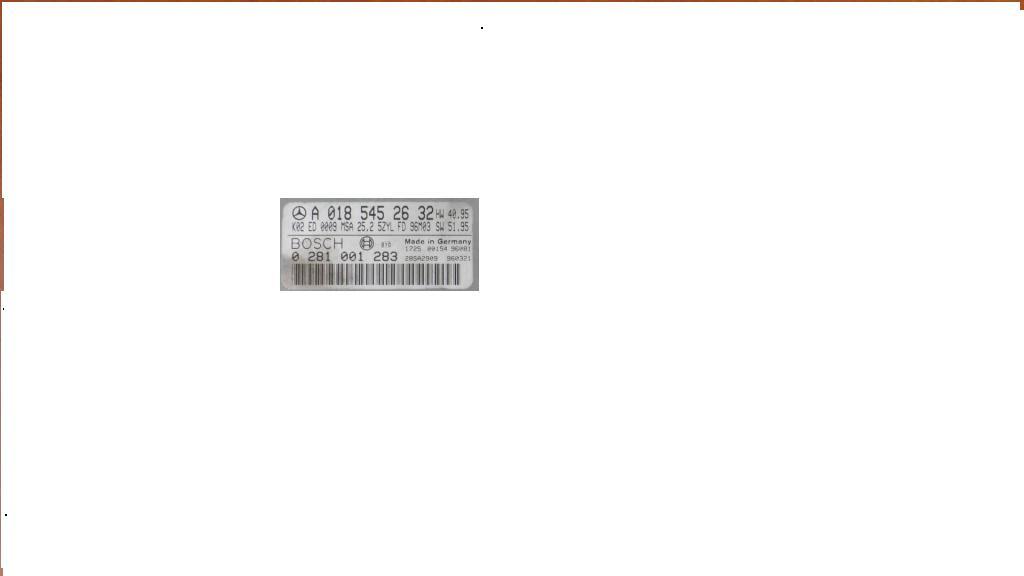 Блок управления двигателем Mercedes 0185452632