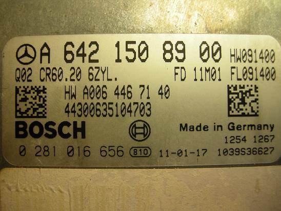 Блок управления двигателем Mercedes 6421508900