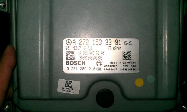 Блок управления двигателем Mercedes 2721533391