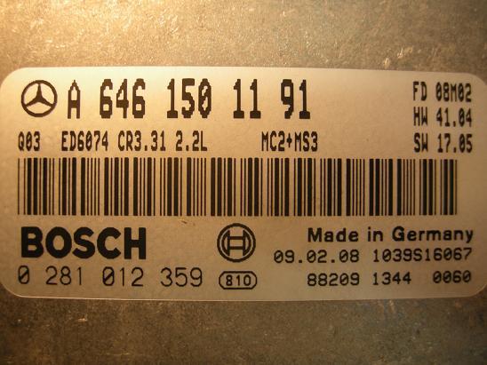 Блок управления двигателем Mercedes 6461501191