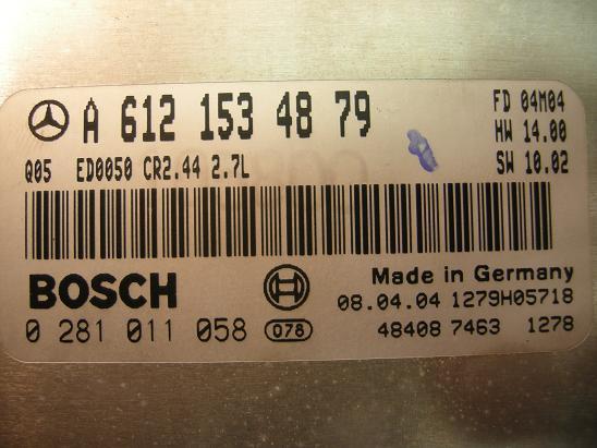 Блок управления двигателем Mercedes 6121534879