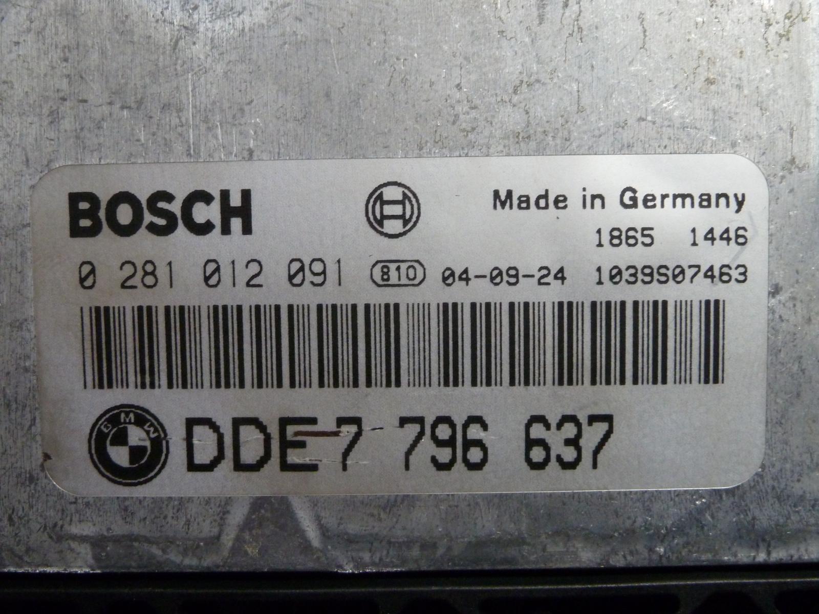 Блок управления двигателем BMW 7796637