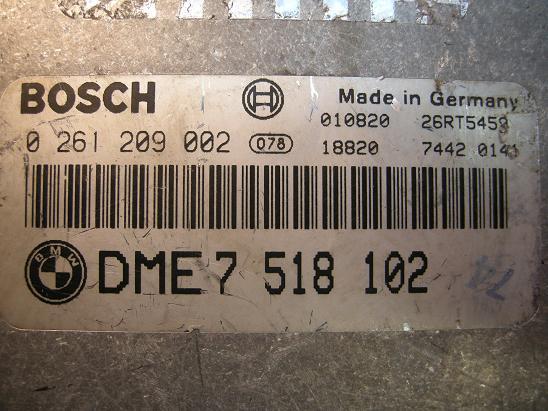 Блок управления двигателем BMW 7518102