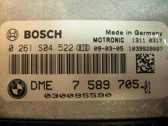 Блок управления двигателем BMW 7589705