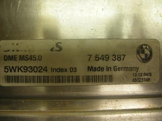 Блок управления двигателем BMW 7549387