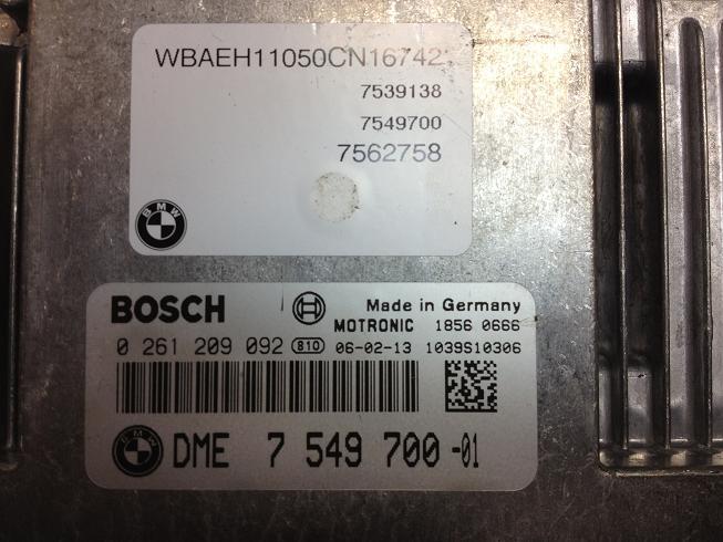 Блок управления двигателем BMW 7549700
