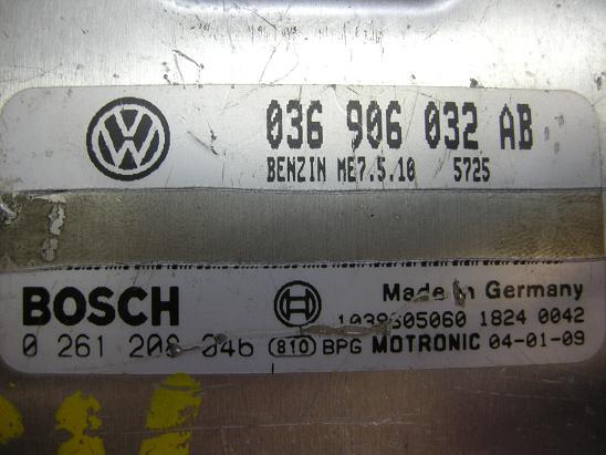 Блок управления двигателем AUDI, VW 036906032AB