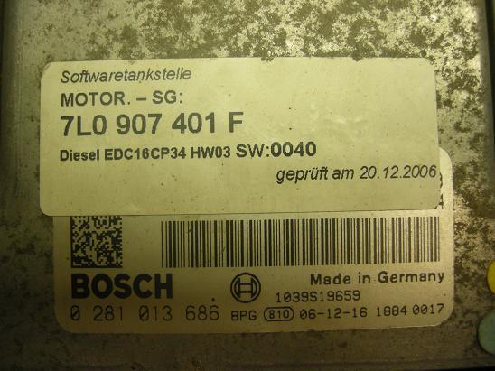 AUDI, VW 7L0907401F