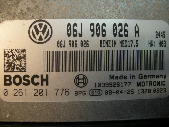 Блок управления двигателем AUDI, VW 06J906026A