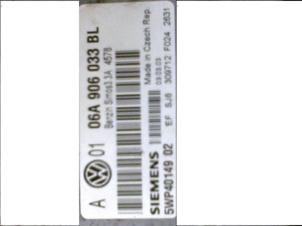 Блок управления двигателем AUDI, VW 06A906033BL