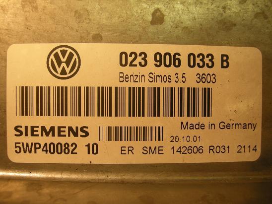 Блок управления двигателем AUDI, VW 023906033B