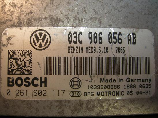 Блок управления двигателем AUDI, VW 03C906056AB