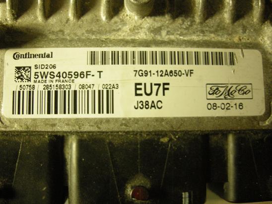 Блок управления двигателем Разное 7G9112A650VF