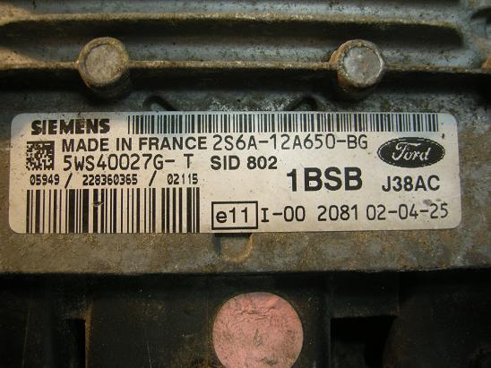 Блок управления двигателем Разное 5WS40027G - T