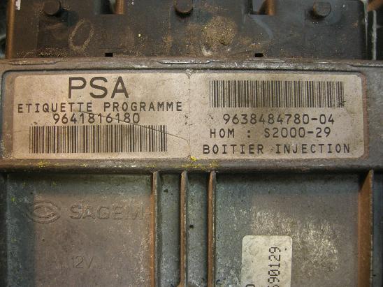 Блок управления двигателем Peugeot&Citroen 9638484780 - 04