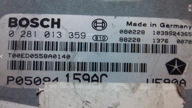 Блок управления двигателем (ECU) Mercedes 0281013359