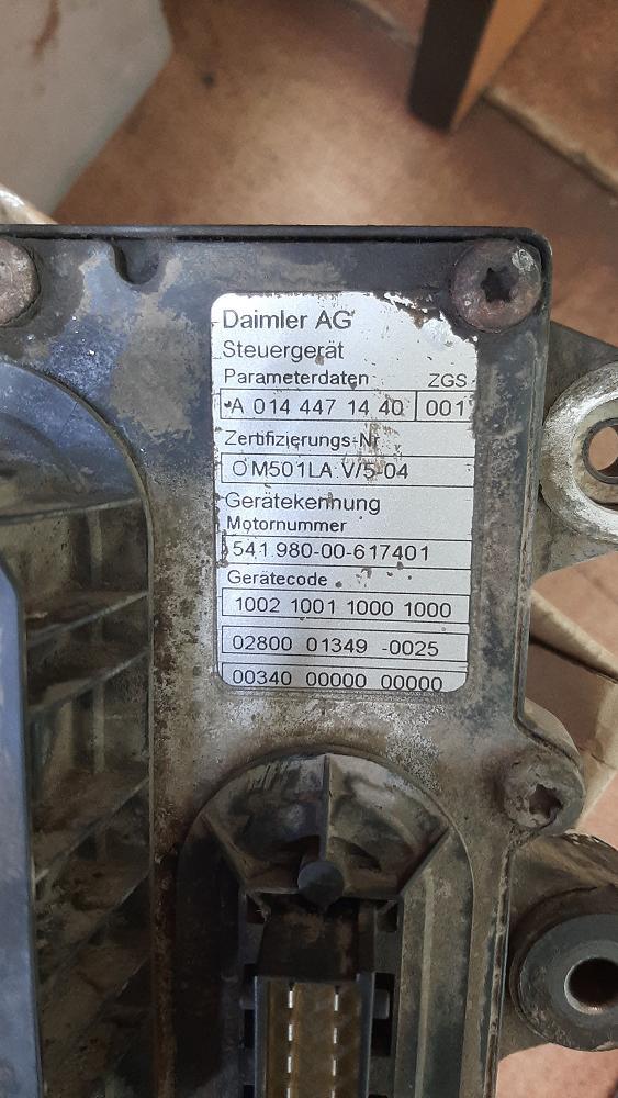 Блок управления двигателем (ECU)Mercedes 0144471440
