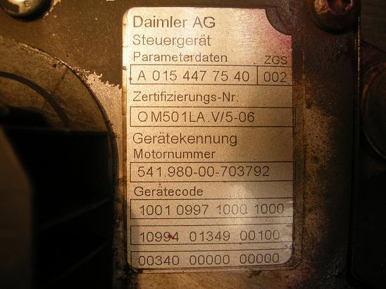 Блок управления двигателем (ECU)Mercedes 0154477540